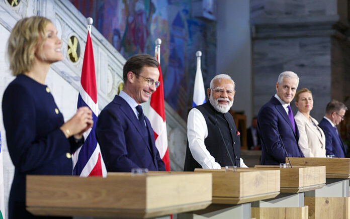 PM Modi participates in the 3rd India-Nordic Summit